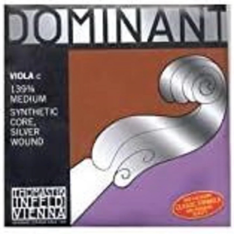 Thomastik single string for viola 3/4 dominant - C string nylon core silver wound, medium