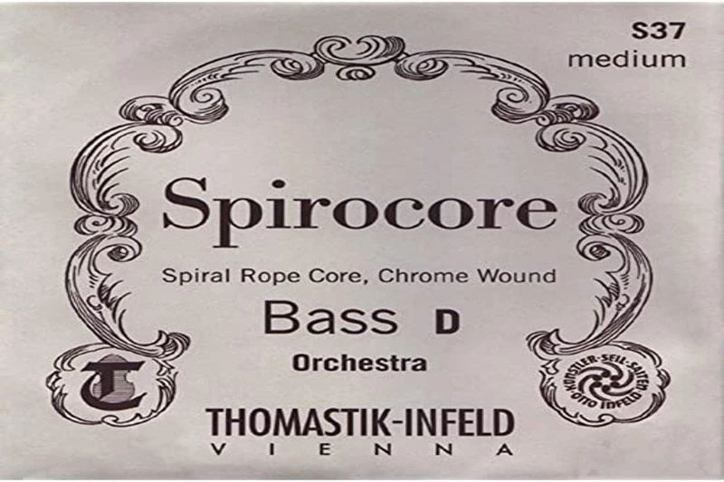 Thomastik single string for double bass 1/4 Spirocore - G string spiral core, chrome wound, orchestral tuning, medium
