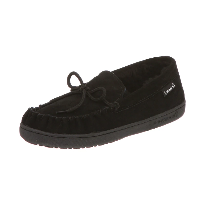 BEARPAW Men's Moc Ii Moccasin, Black, 8 UK