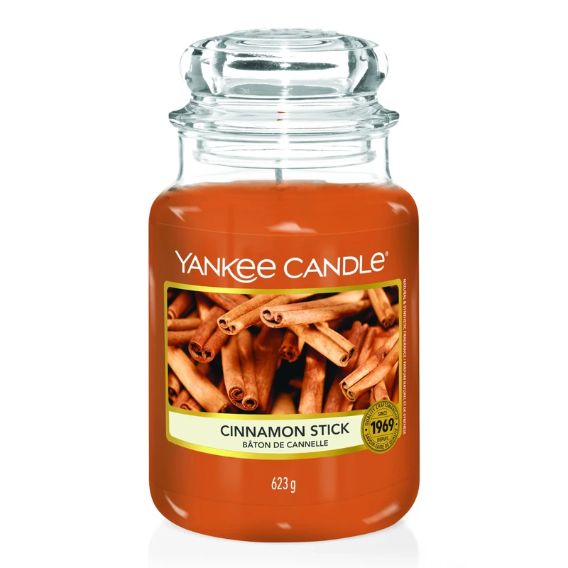 Yankee Candle Cinnamon Stick Large Jar - 150 Hr Burn - Women Gift