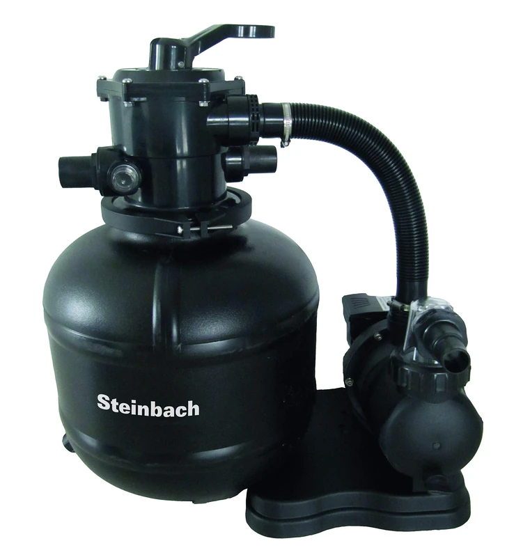Steinbach 040340 Speed Clean Classic 400 sand filter system, circulation capacity 6.6 m³ / h, 230 V / 450 watts, connection Ø 32/38 mm - Image 1