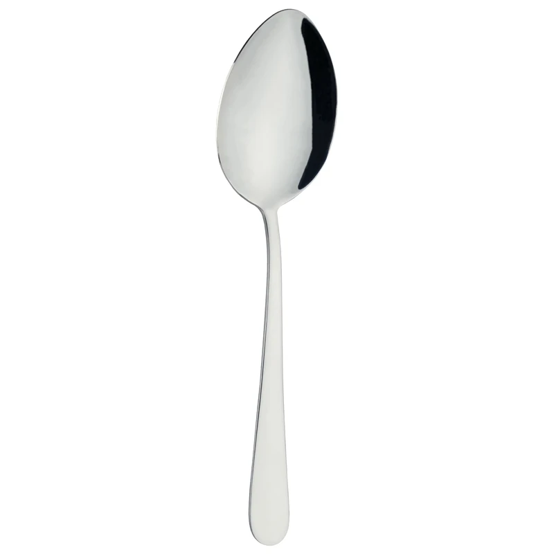 Grunwerg Windsor Serving Spoons, 18/10 Stainless Steel, Set of 12