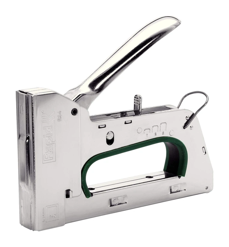 Rapid Heavy Duty Manual Staple Gun PRO R34 for No. 140 Staples, DIY Staple Gun with 3-Step Force Adjuster, Easy Squeeze Trigger, and Ergonomic Handle, Made In Sweden (20511550)