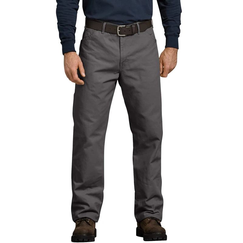 Dickies Men's Duck Carpenter Jean, Slate, 33W / 34L