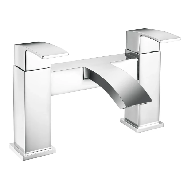 iBathUK | Chrome Bath Filler Mixer Tap Monobloc Bathroom Lever Faucet TB94