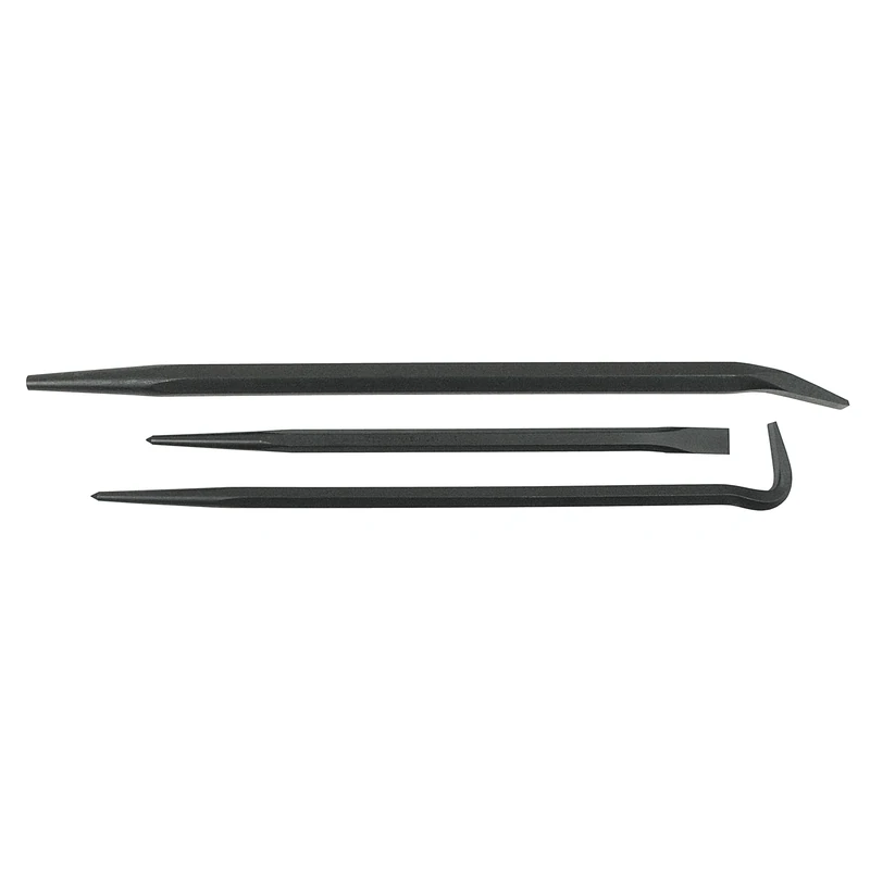 Mayhew Tools 61306 Line-Up Pry Bar Set, 3-Piece, Black Oxide Finish