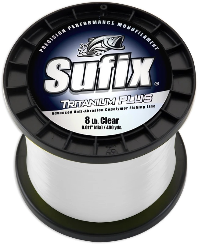 Sufix Tritanium Plus 1-Pound Spool Size Fishing Line (Clear, 17-Pound)