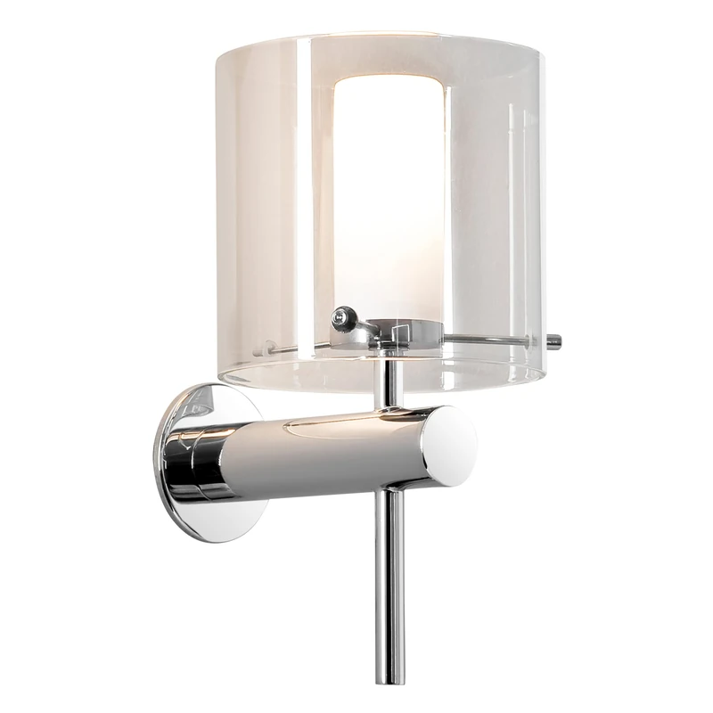 Astro Arezzo Wall, Dimmable Bathroom Wall Light, IP44 Rated (Polished Chrome) G9, Designed in Britain - 1049001 - 3 Years Guarantee