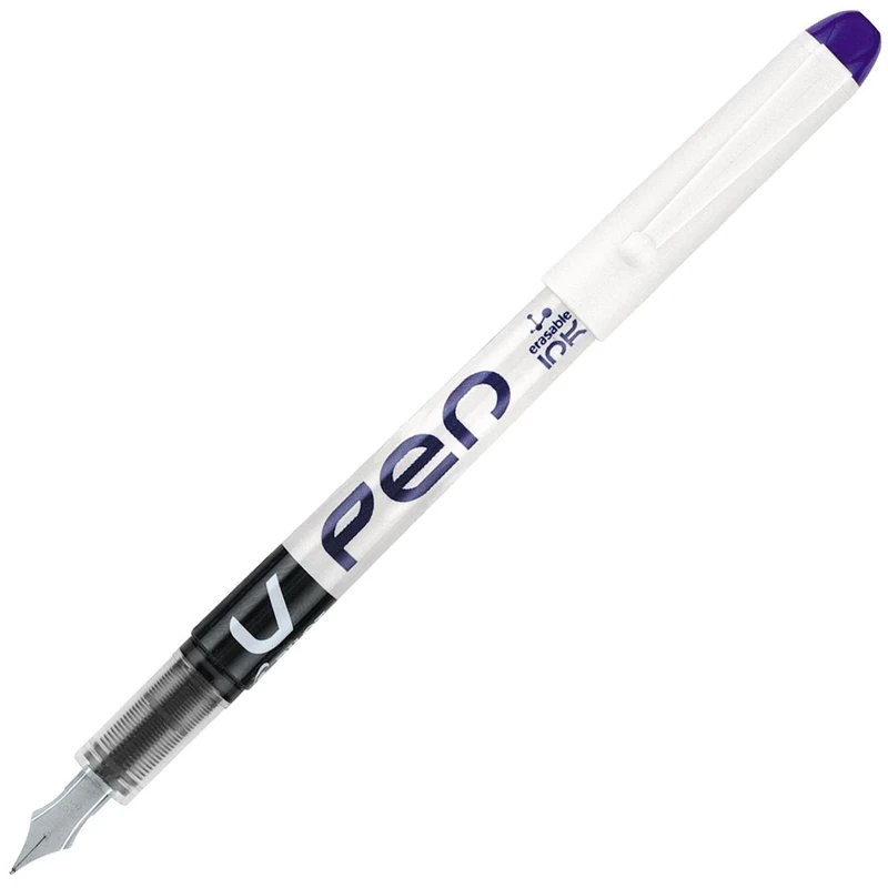 Pilot V Pen Disposable Fountain Pen, Violet, Box of 12