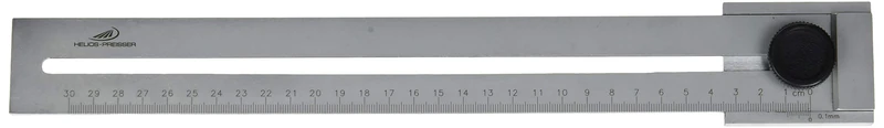 HELIOS-PREISSER Flaches Streichmaß mit gehärteter Anreißkante, 0321303