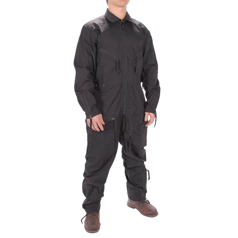 Mil-Tec Men's Bw Aviator Suit, Mens, 11727002-058, Black, 58 (EU)