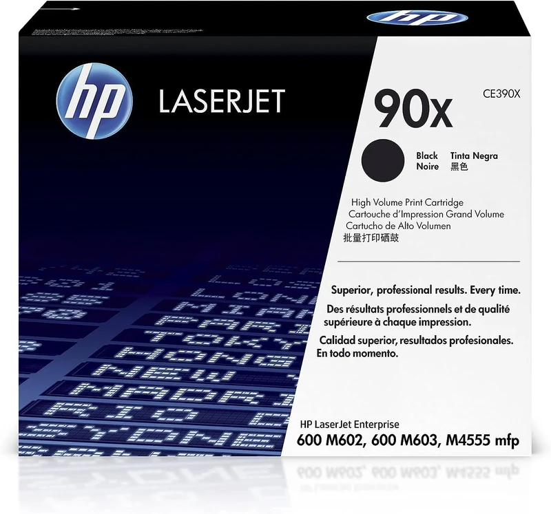 HP CE390X 90X High Yield Original LaserJet Toner Cartridge, Black, Single Pack