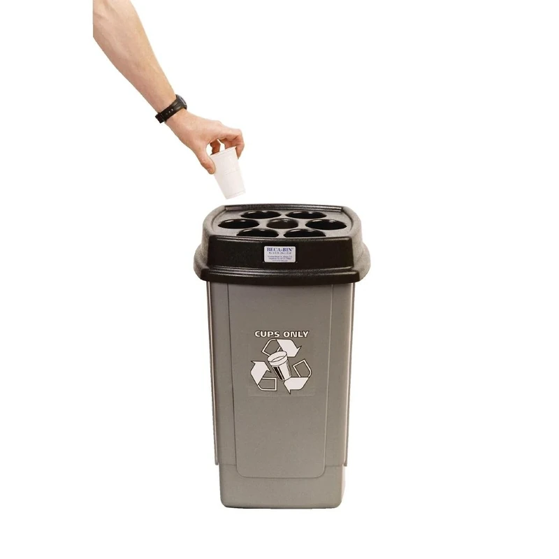 Standard Beca Bin - Grey - 63.5x35.4x35.4cm