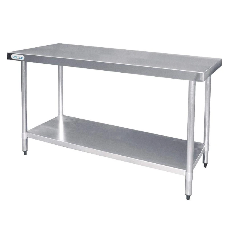 Vogue Stainless Steel Prep Table 1200mm Kitchen Restaurant Catering Commercial