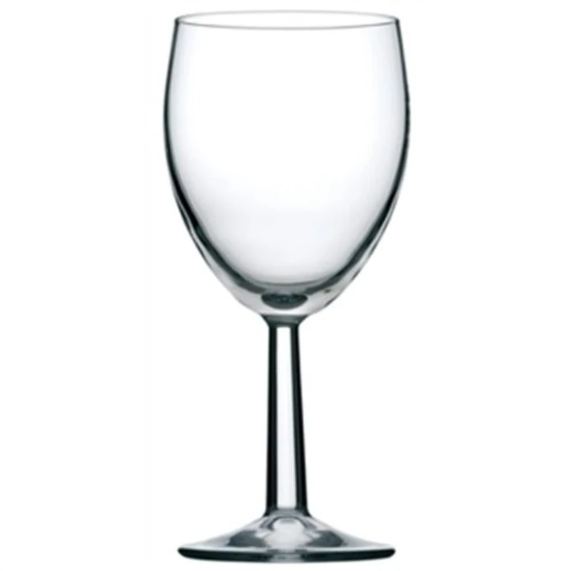 Utopia Saxon Wine Glass Goblets 340 ml/12 oz (Pack of 48), Clear - CE Marked at 125 ml, 175 ml and 250 ml, Large Pack of Wine Glasses, DL214