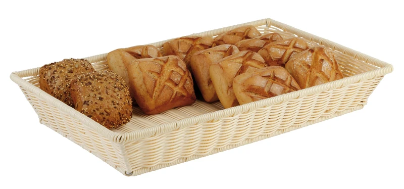 APS CB802 Polypropylene Rattan Basket, 8 cm Item Length - Image 1