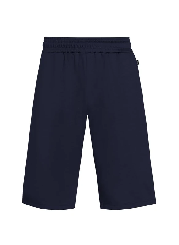 Trigema Single Jersey Bermuda Shorts, Navy, 5XL