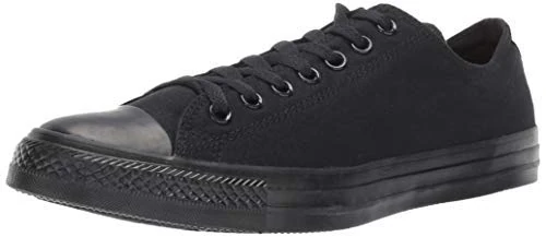Converse Unisex Chuck C Taylor A/S Ox Sneaker, Black and White, 18 UK