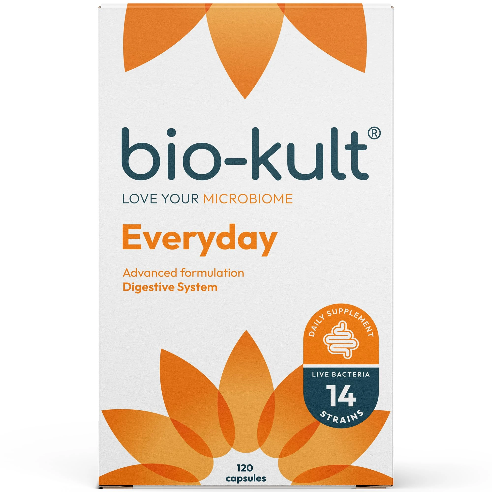 Bio-Kult Everyday Multi-Strain Formulation Probiotics for Digestive System, 60 Capsules (Pack of 1)