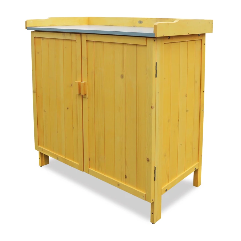 Habau 3106 Garden Table with Underneath Cupboard