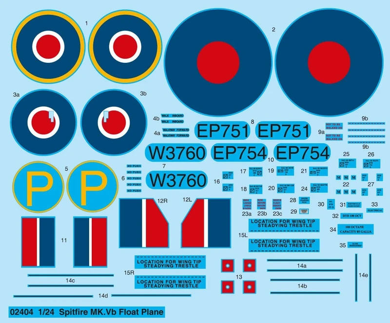 Trumpeter 1: 24 - Supermarine Spitfire Mk.Vb Float Plane
