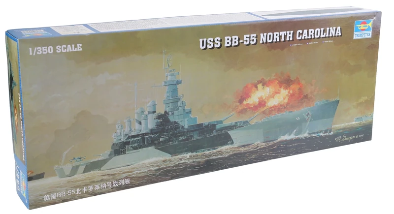Trumpeter 1:350 - USS North Carolina BB-55 Battleship