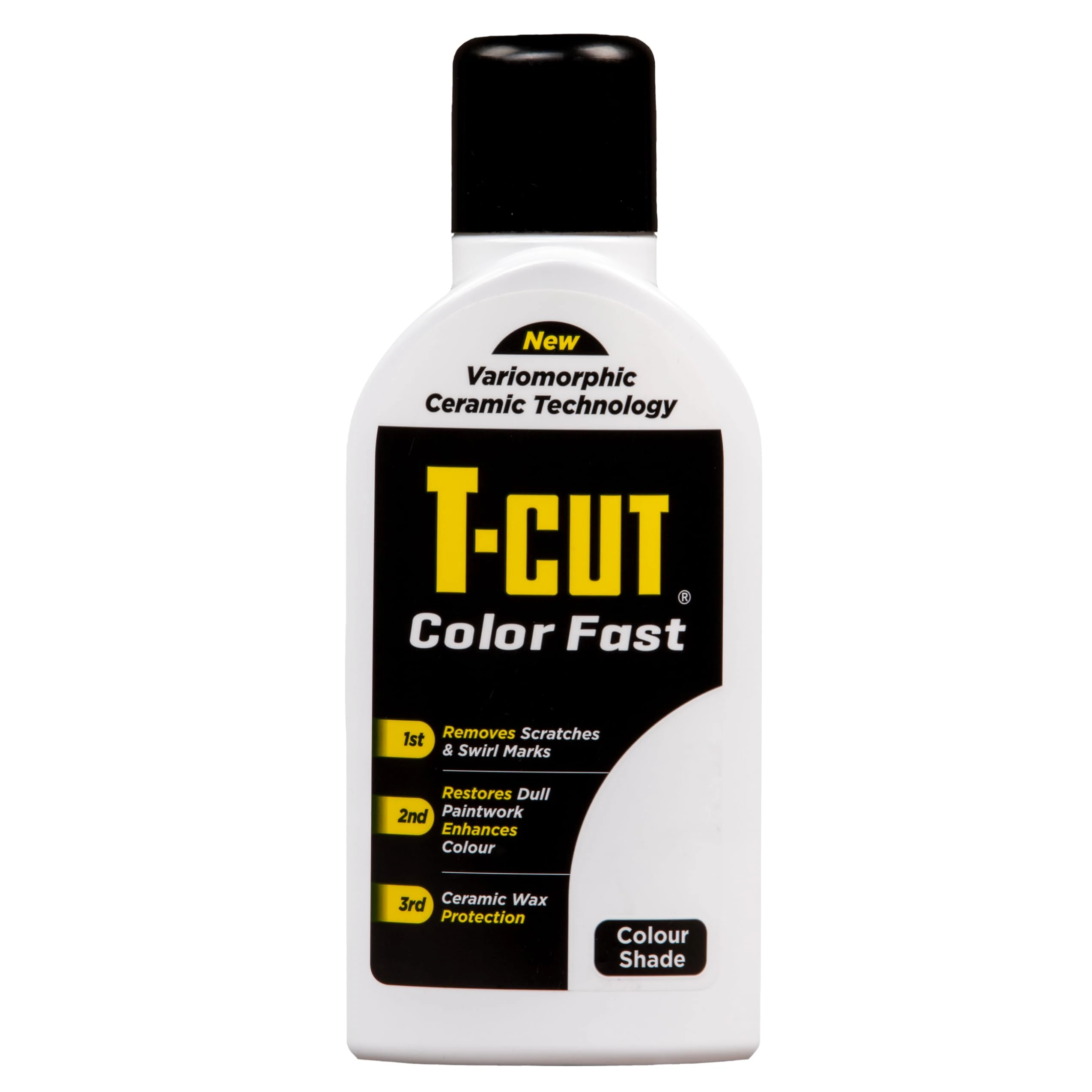 T-Cut Colour Fast 3-in-1 Paintwork Renovator, White, 500ml