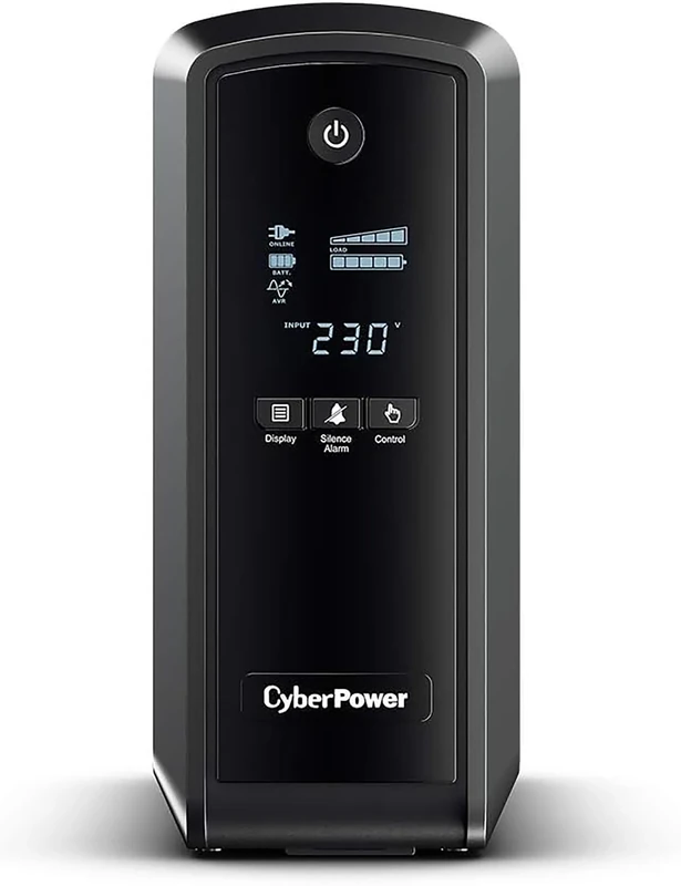CyberPower CP900EPFCLCD Backup UPS PFC Pure Sinewave 900VA/540W 2 x UK Sockets 4 x IEC