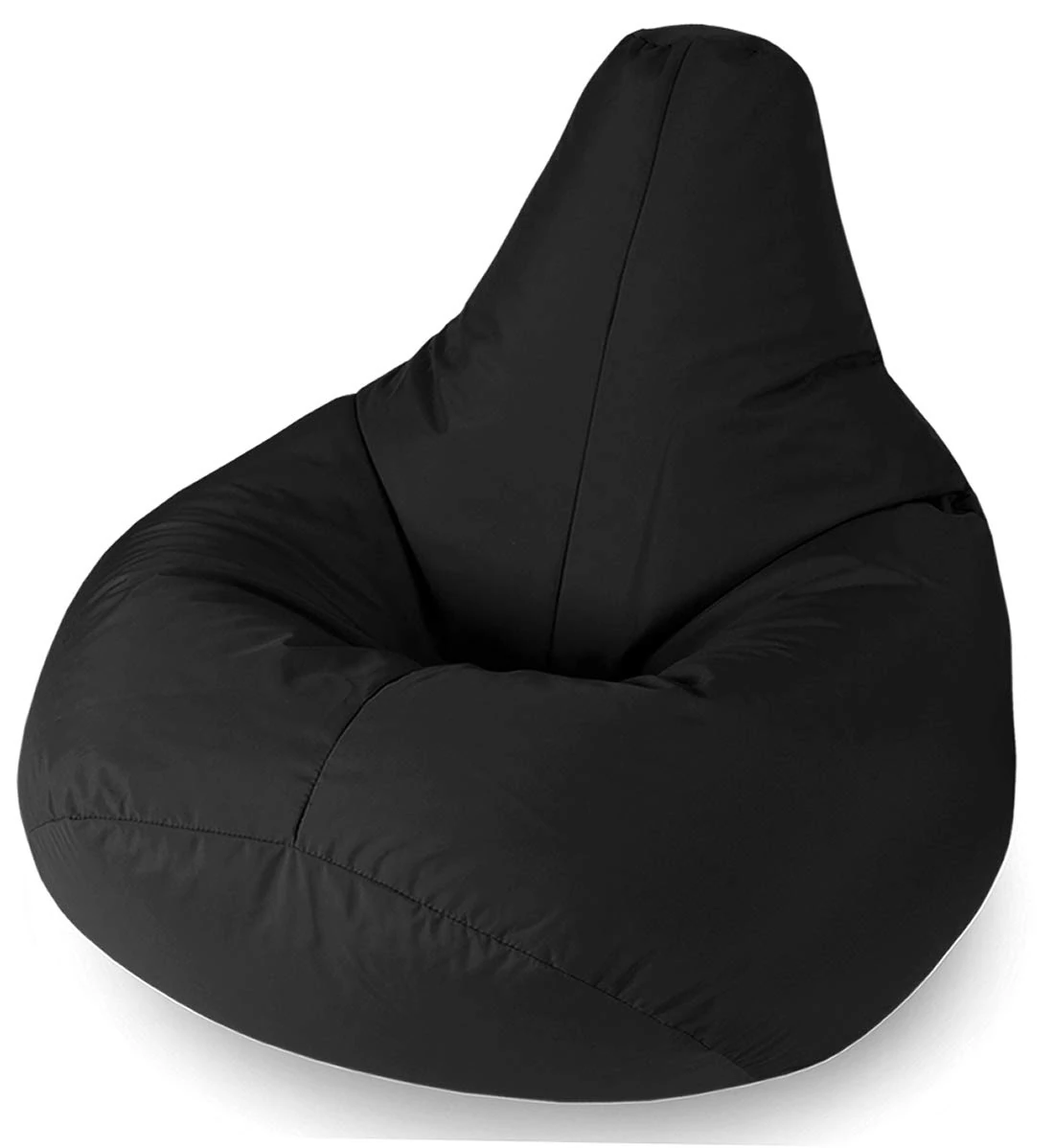 Beautiful Beanbags - Highback Beanbag for Kids - Indoor/Outdoor Lounge Chair - Water Resistant - 35 Inches - Manufactured in UK - Black
