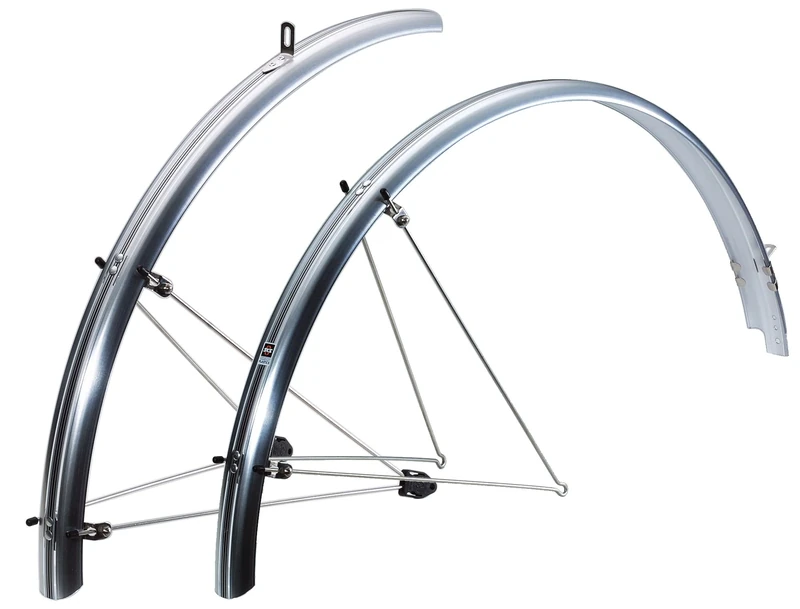 SKS Chromoplastics Mudguard Set 700c P35 - Silver, 35mm/28"