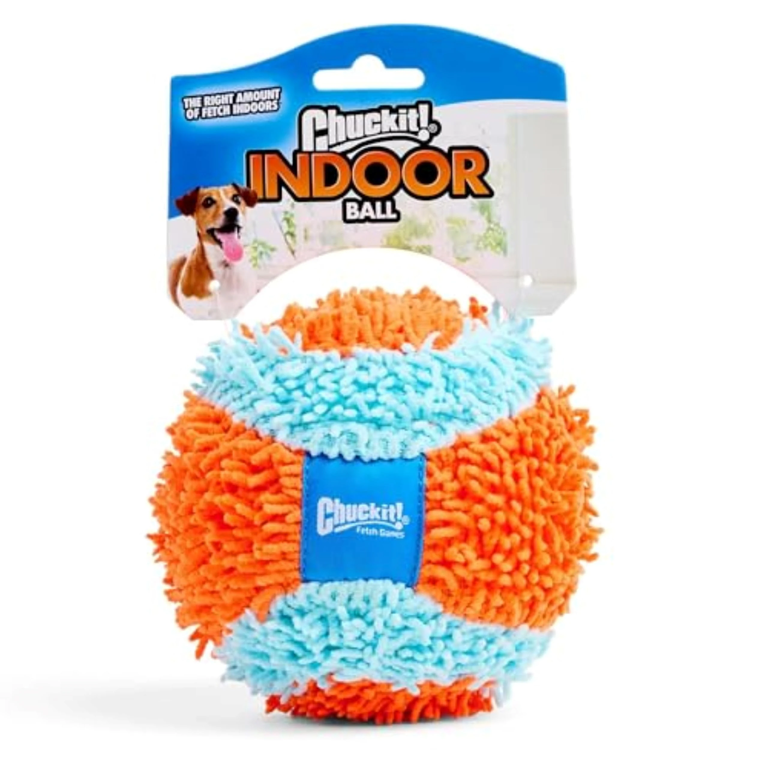 Chuckit! Indoor Dog Ball Dog Toys No Stuffing Dog Toys, Interactive Toys For Dogs Soft Ball Toy for Boredom, Medium 11cm