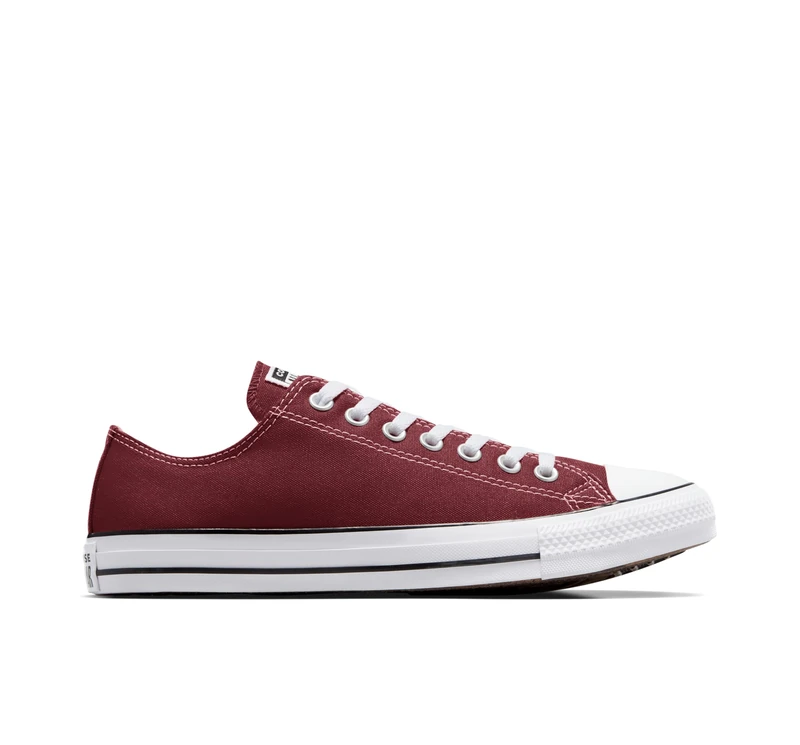 Converse Unisex Chuck Taylor All Star Seasonal - Ox Low Top Sneakers, Bordeaux, 13 UK Men 15 UK Women