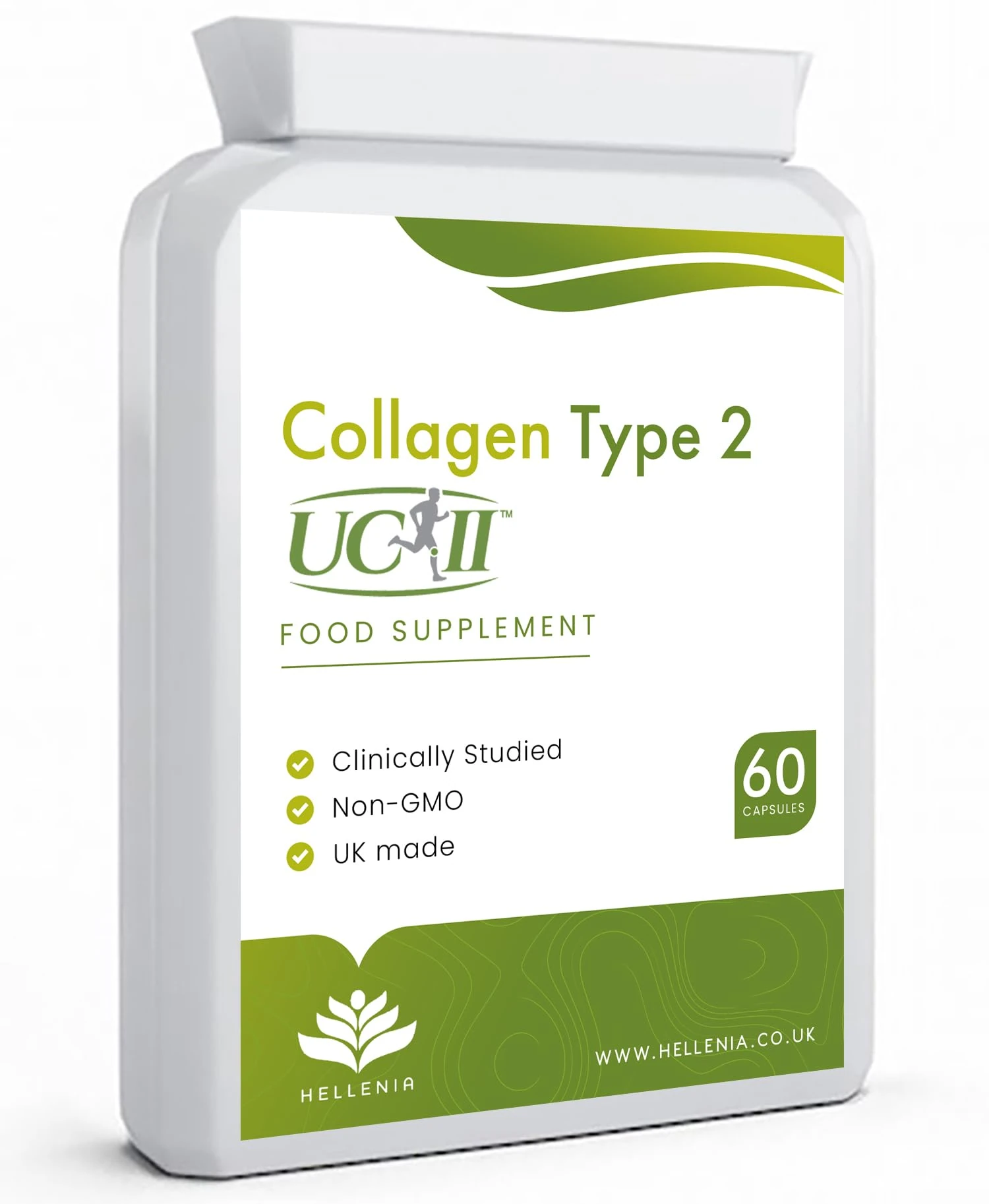 UC-II® Collagen Type 2-40mg - 60 Capsules | Joint Support | Manufactured in The UK