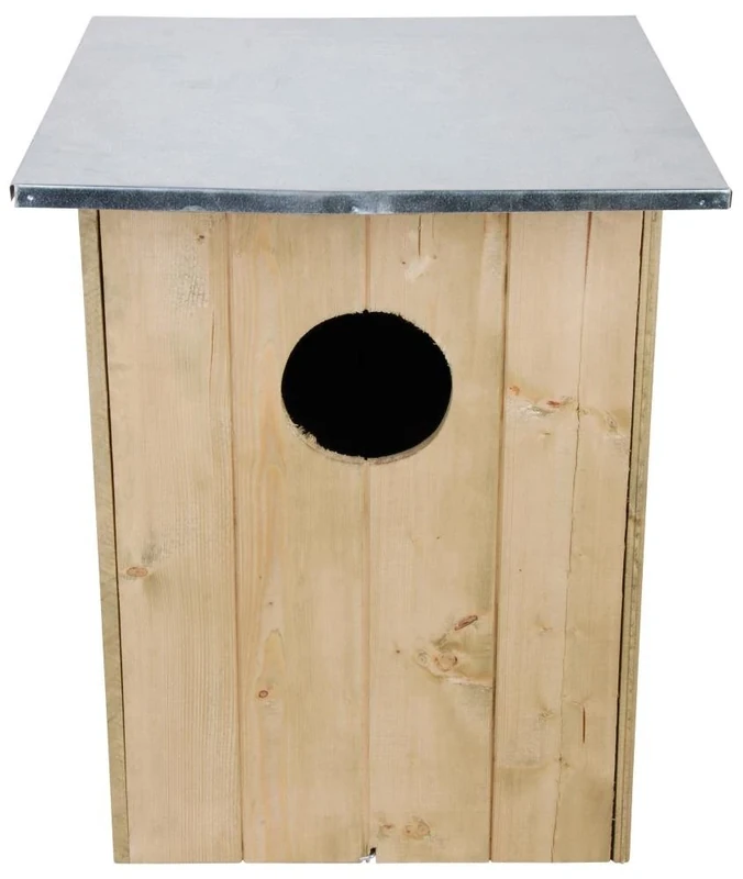 Esschert Design NK42 60 x 48 x 48cm Tawny Owl Wood Box - Brown