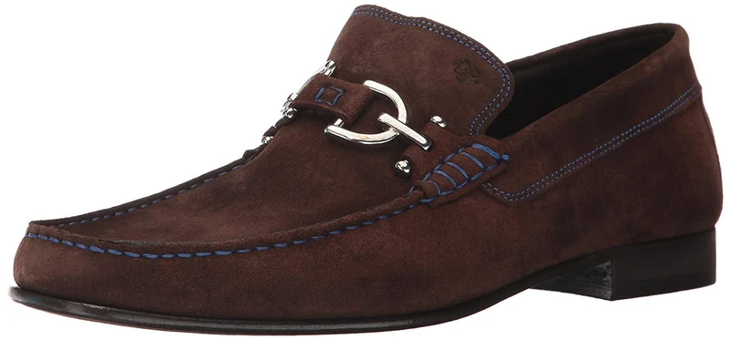 Donald J Pliner Men's Dacio Suede Slip-On Loafers - Expresso - Image 1