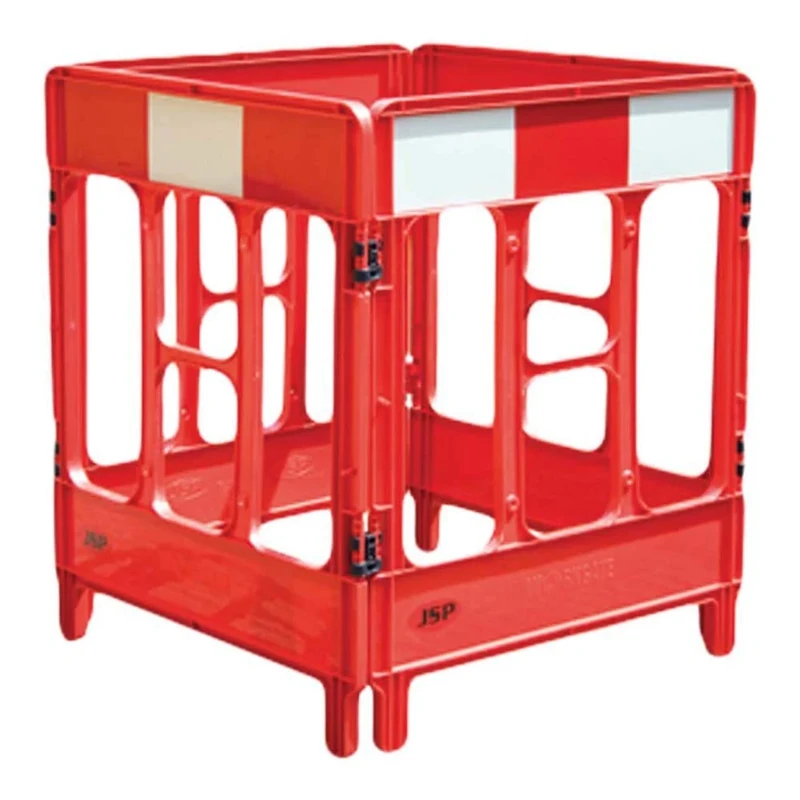 JSP Workgate 4 Gate Red Barrier Red/White Reflective (KBC023-000-600)