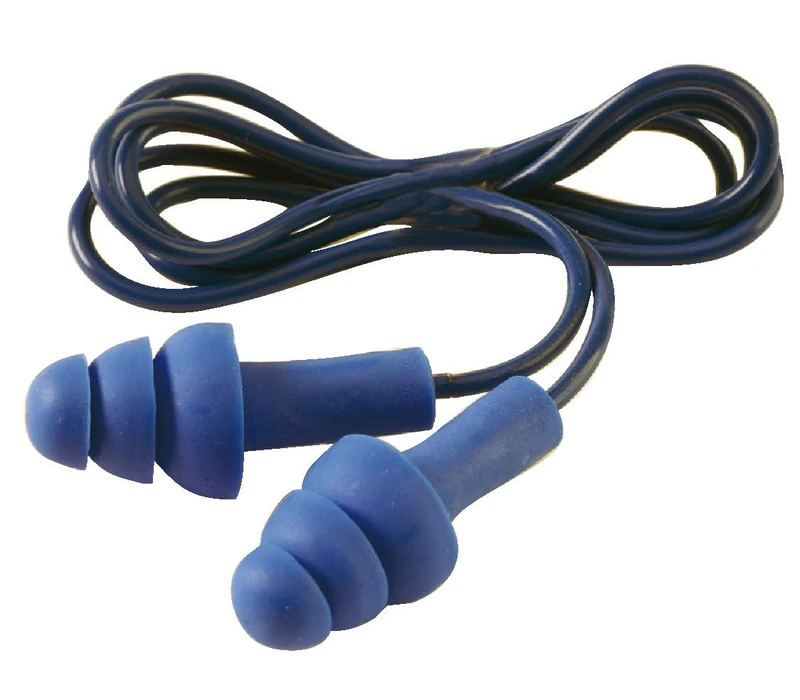 3M E-A-R Tracers Earplugs, 32 dB, Corded, Storage Case, 50 Pairs/Box, TR-01-100