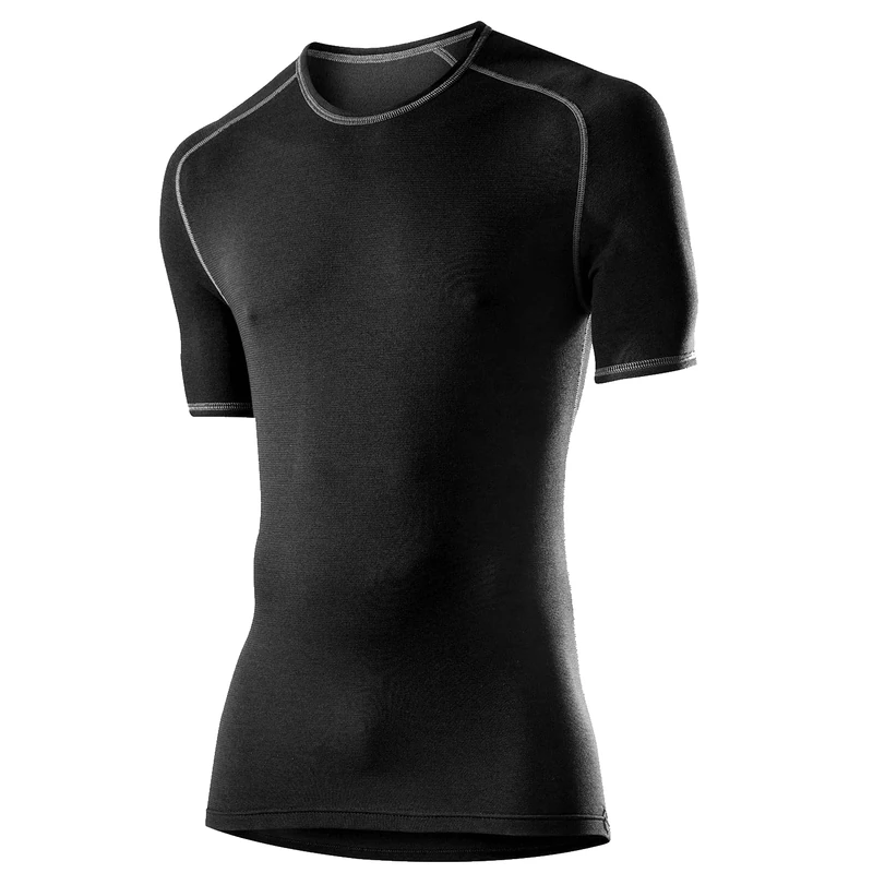 LÖFFLER Functional Underwear Mens Short Sleeve Transtex Warm Shirt - 50, Black