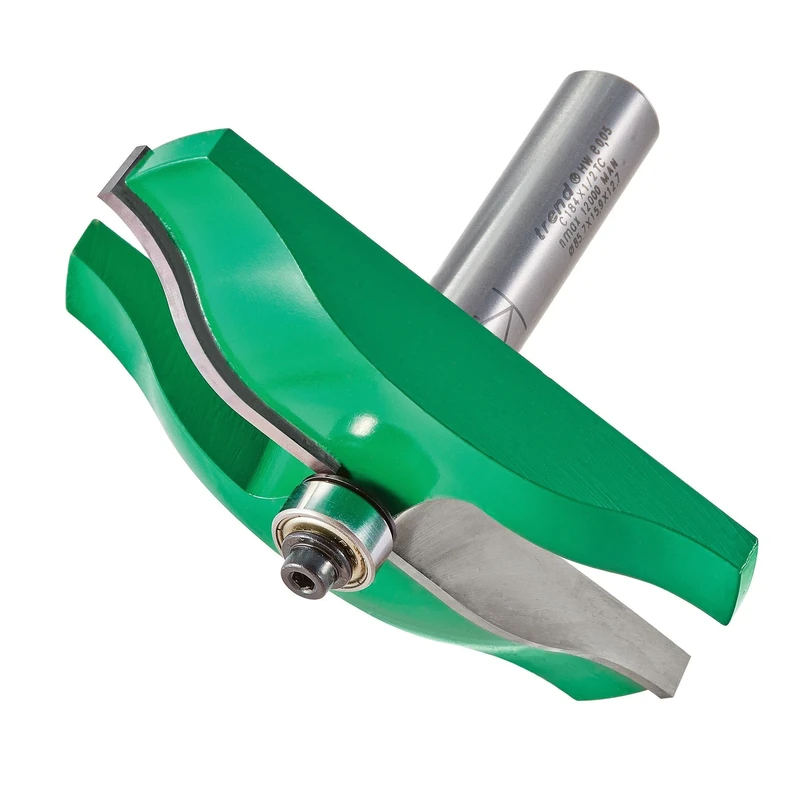 Trend CraftPro Panel Raiser Router Cutter Bit, 1/2 Inch Shank, 22mm Radius and 86mm Cut Diameter, Tungsten Carbide Tipped, C184X1/2TC