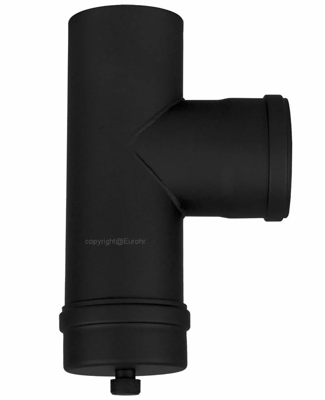 FIREFIX R100/V Pellet Stove Pipe Black