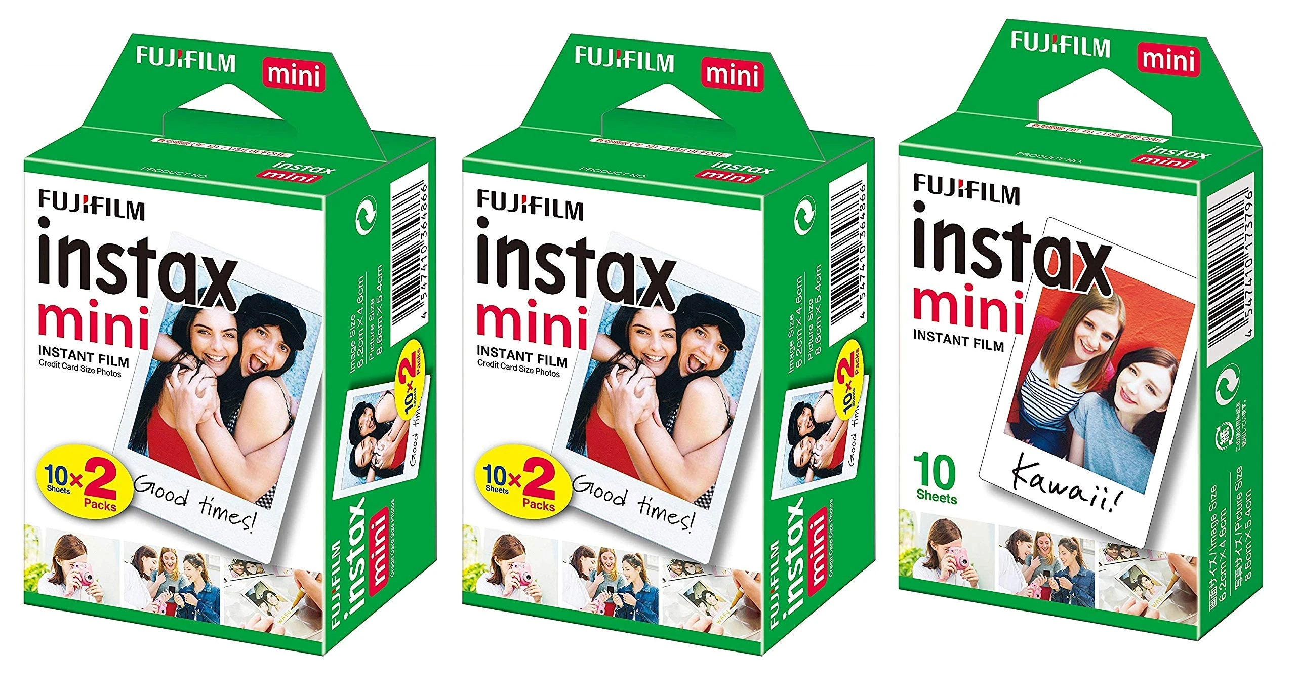 Fujifilm Instax Mini Instant Film, 10 Sheets (5-Pack)
