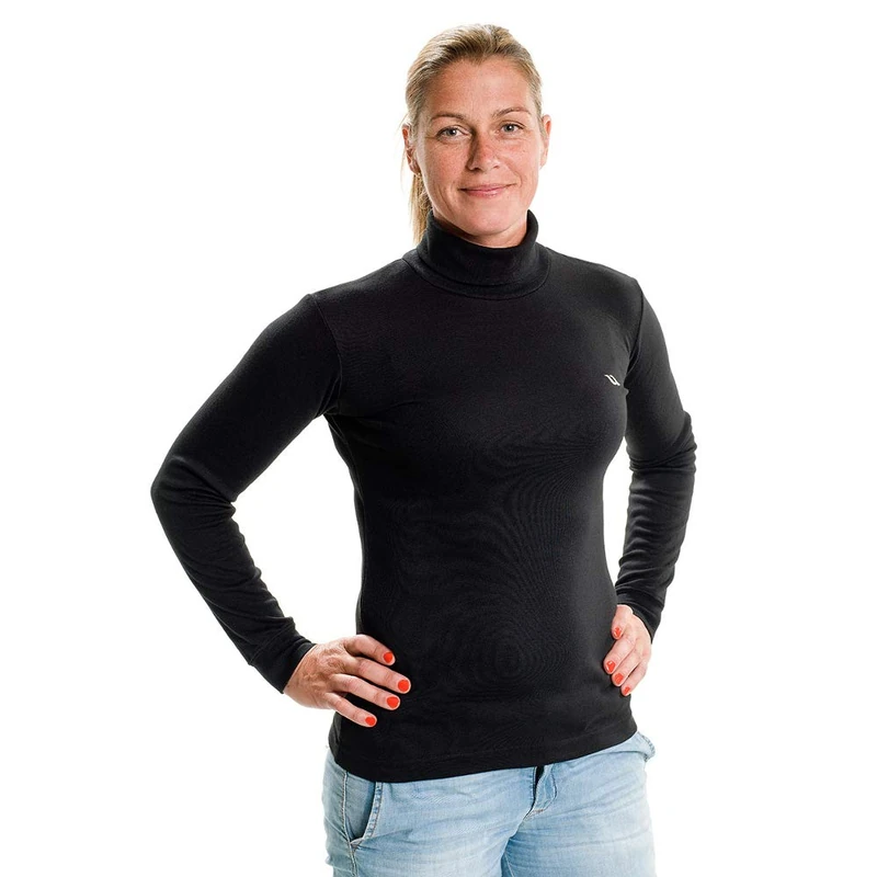 DOG Copenhagen Back on Track Womens Polo Neck Sweatshirt Black black Size:XXL - Image 1
