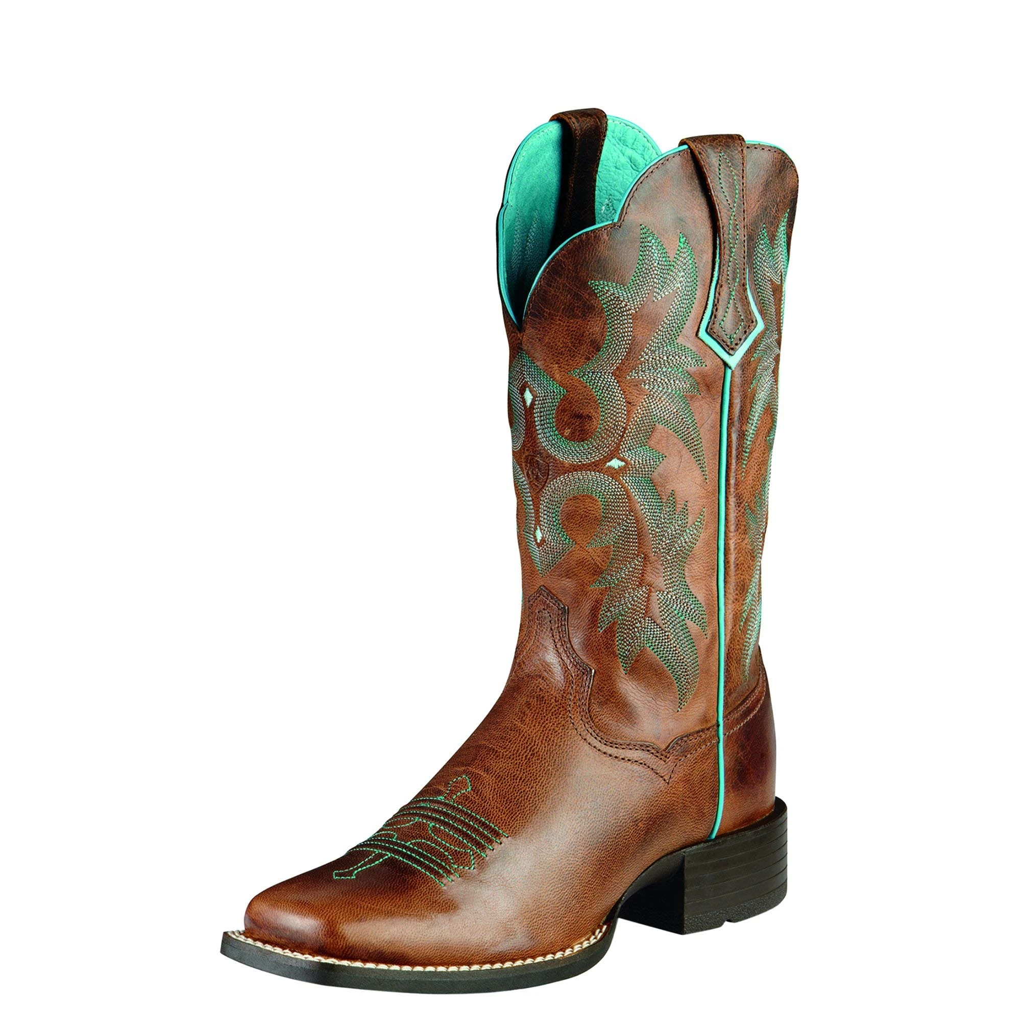 ARIAT Women's Tombstone Western Cowboy Boot, Sassy Brown, 5 UK