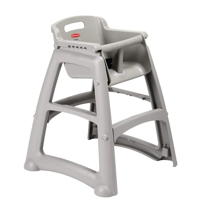 Rubbermaid Commercial Sturdy Chair Baby Seat with Feet - Platinum