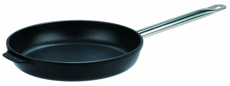 GSW Stahlwaren GmbH Fry Pan with Steel Handle, Black, 36 x 5.5 cm, 4.4 Litre
