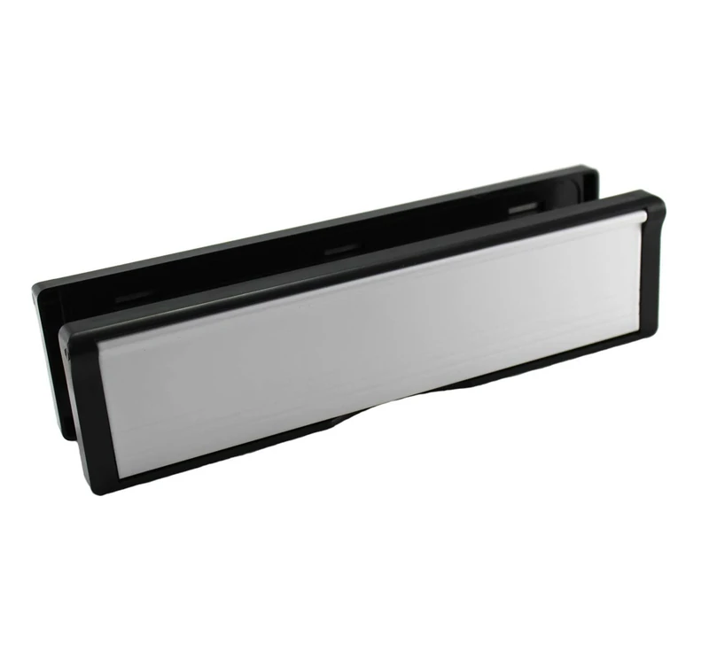 DJM Direct 40/80 UPVC Telescopic Sleeve Letterplate 10" - White - Image 1