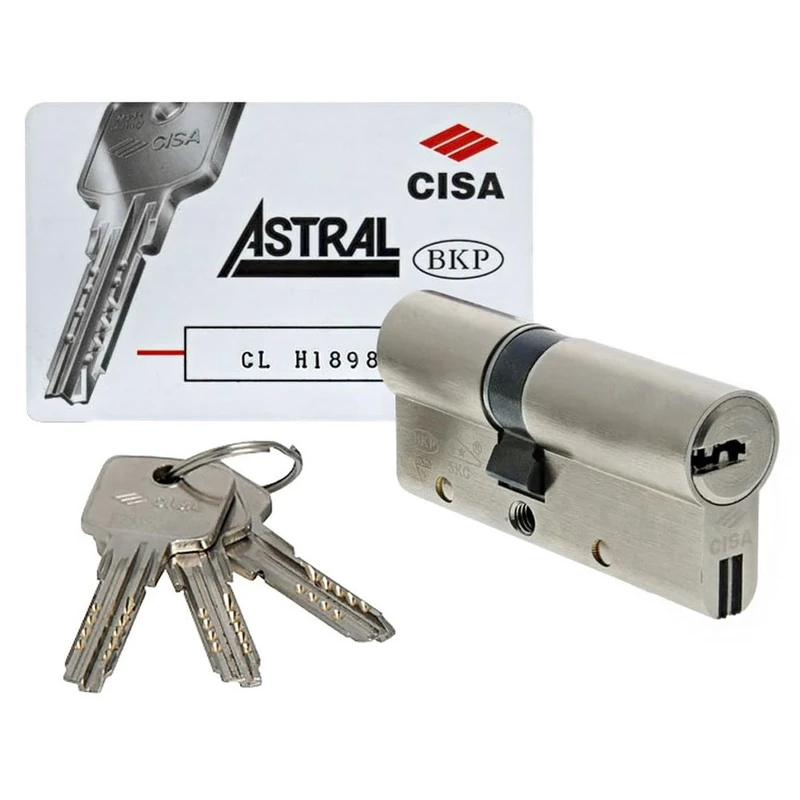 CISA Astral European Profile Cylinder Seal, Steel, Silver, 0A3S112012