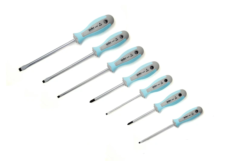 Weller Xcelite XPE700 7‑piece ESD Safe Screwdriver Set – Phillips® & Slotted, Pro Series