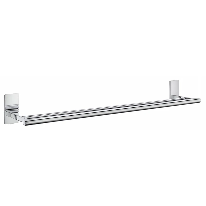 Smedbo "Pool" Double Towel Rail, Polished Chrome, 630 mm