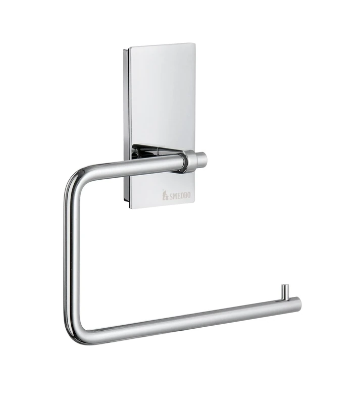 Smedbo "Pool" Toilet Roll Holder without Lid, Polished Chrome,14 x 14 x 3.4 cm